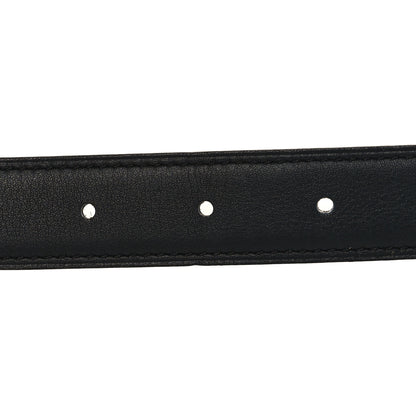 Hermes Swift Epsom 24mm Belt Strap 90 36 Black Etoupe 4 of 5
