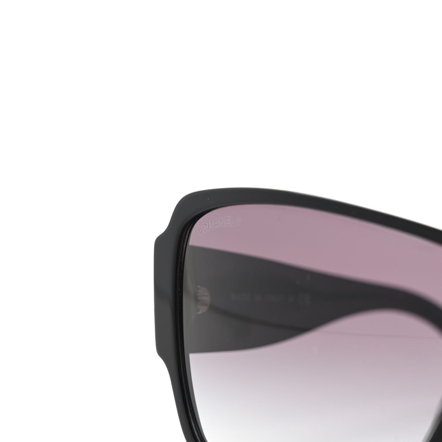 Acetate Shield Sunglasses 5449-A Black