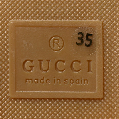Gucci Monogram Matelasse GG Marmont Espadrille 20mm Slide Sandals 35 Beige Ebony Black 7 of 11