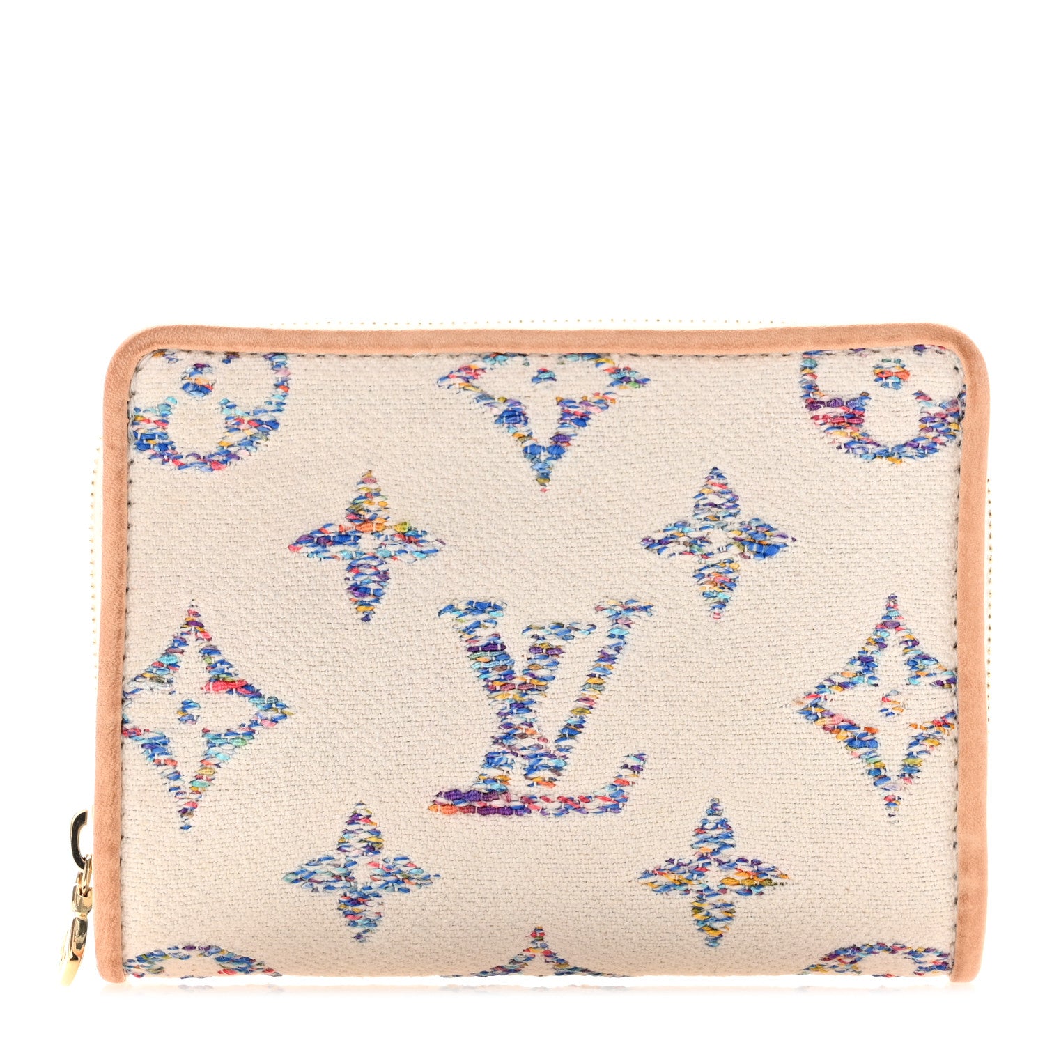 Louis Vuitton Monogram Jacquard Lou Wallet White 1 of 8