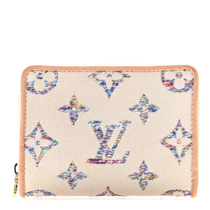 Louis Vuitton Monogram Jacquard Lou Wallet White 1 of 8