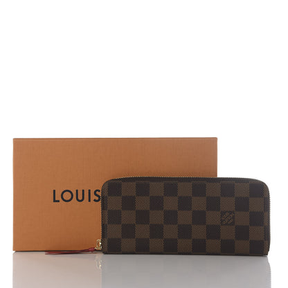 Louis Vuitton Damier Ebene Clemence Wallet Cherry 8 of 8