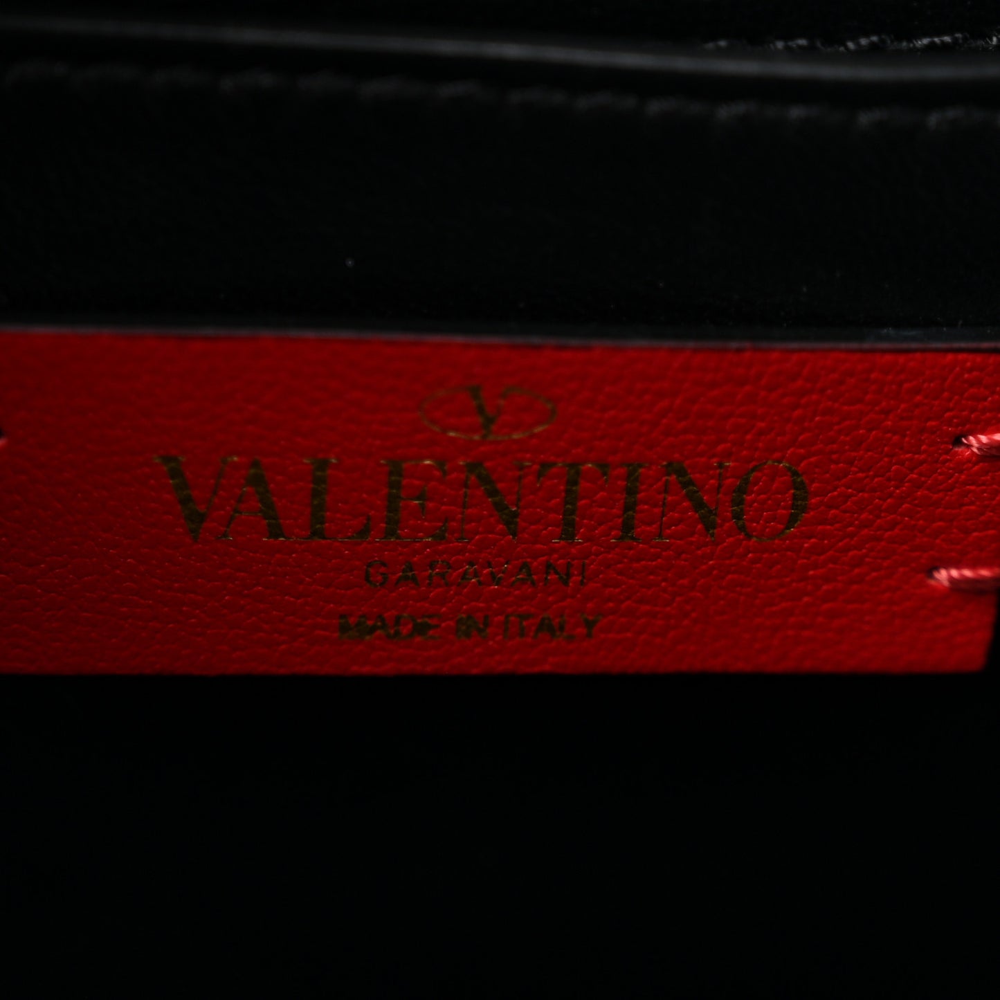 Nappa Vlogo Bucket Bag Black