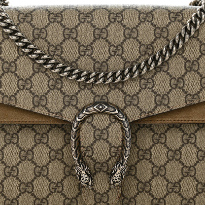 Gucci GG Supreme Monogram Medium Dionysus Shoulder Bag Taupe 10 of 10
