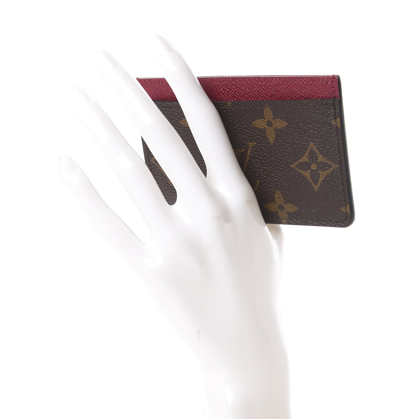 Monogram Card Holder Fuchsia