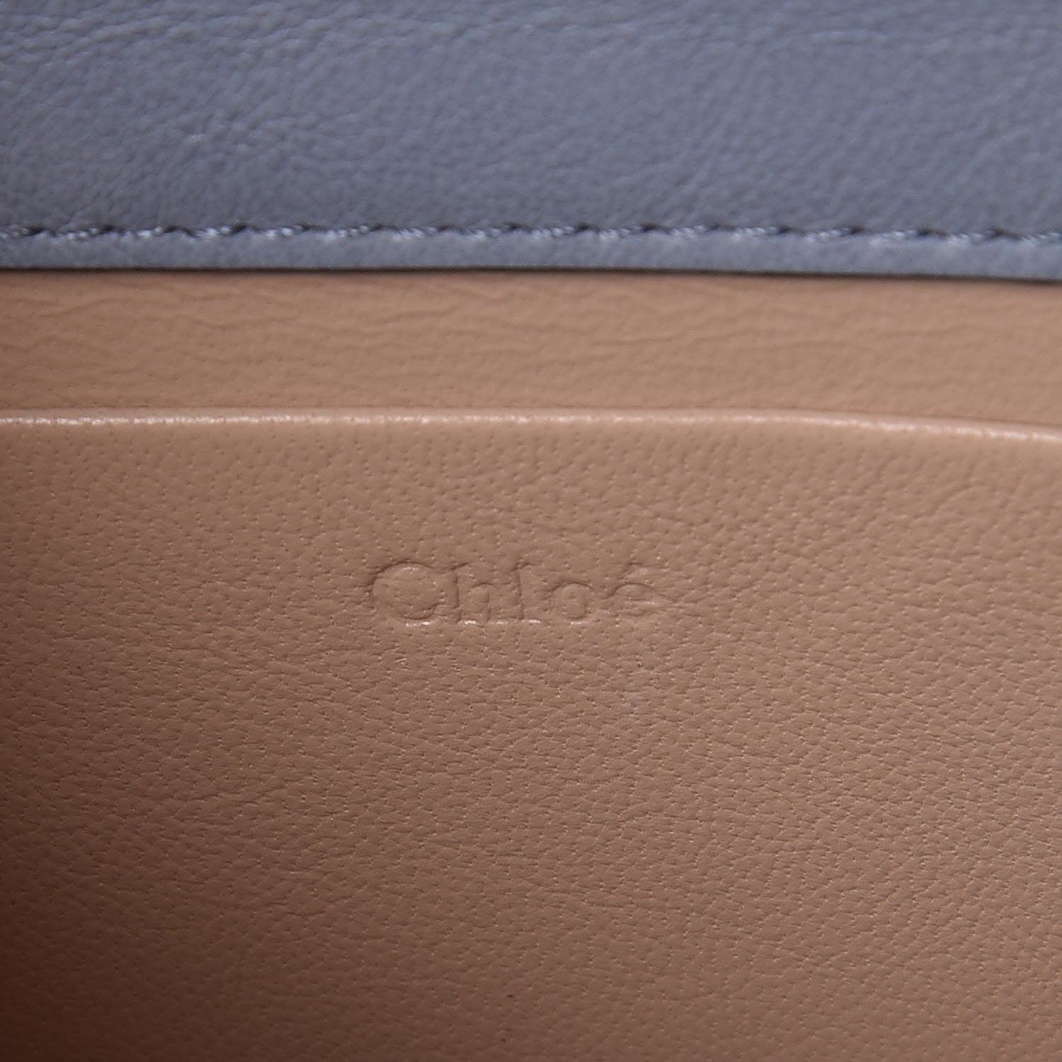 Chloe Calfskin Small Nile Bracelet Minaudiere Bag Washed Blue 6 of 6