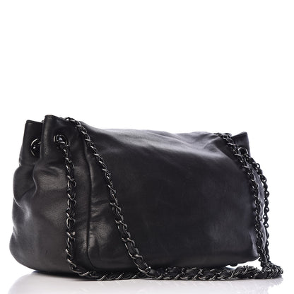 Chanel Lambskin Studded Accordion CC Flap Black 3 of 15