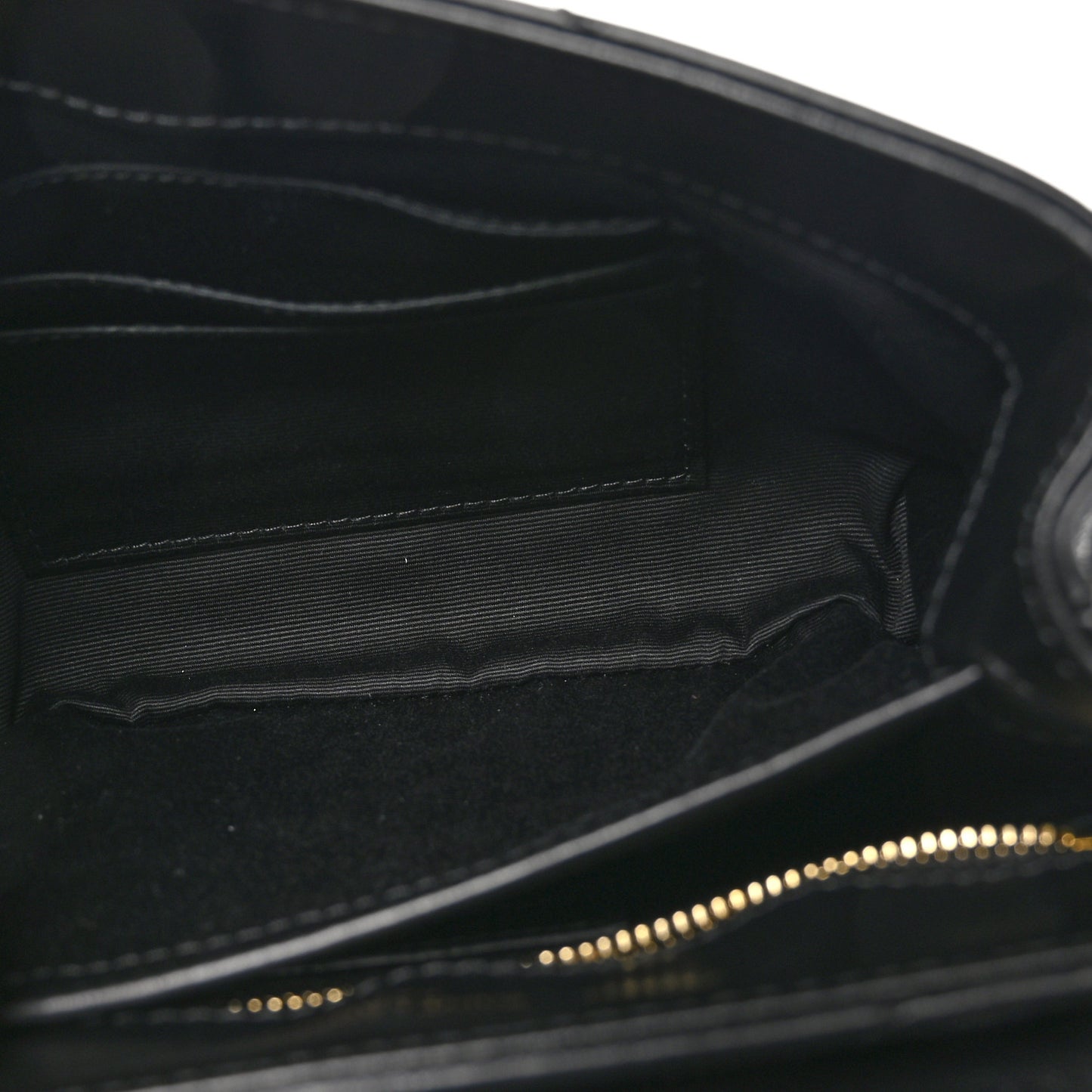 Calfskin Y Quilted Monogram Toy Loulou Crossbody Bag Black