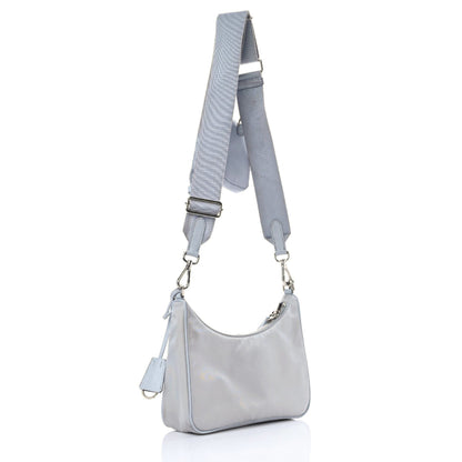 Prada Re-Nylon Saffiano Re-Edition 2005 Shoulder Bag Fiordaliso 3 of 19