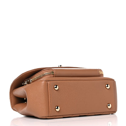 Chanel Caviar Quilted Small Business Affinity Flap Camel 4 of 10