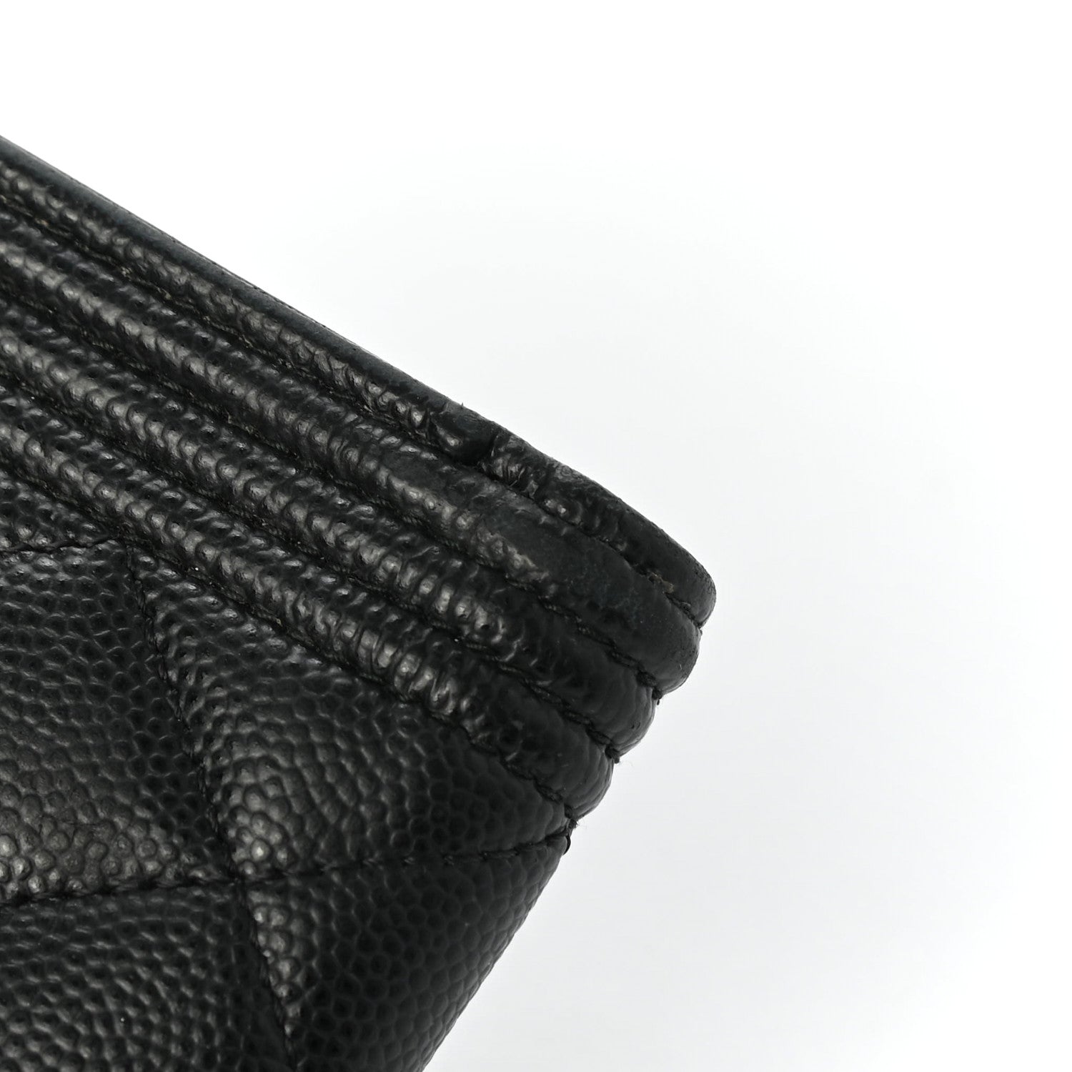 Chanel Caviar Quilted Compact Boy Wallet Black 12 of 13