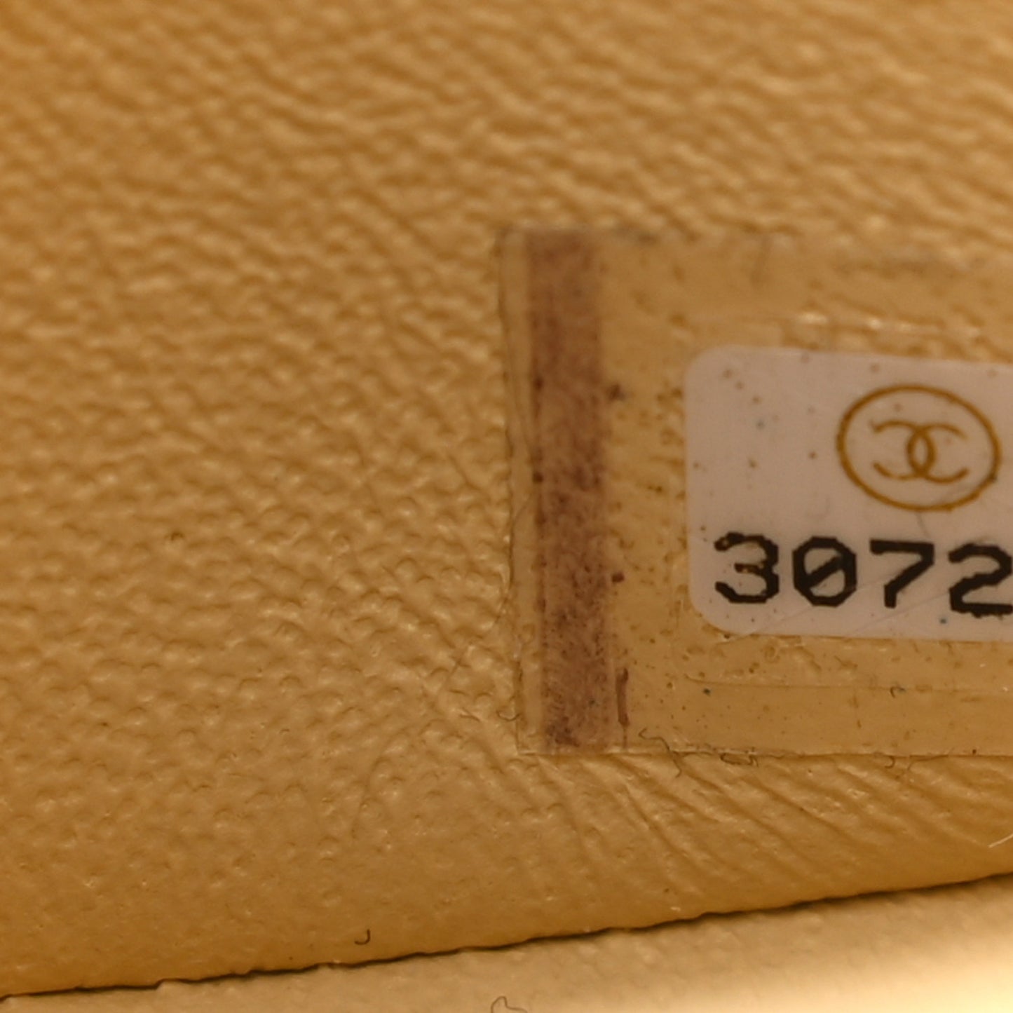 Lambskin Quilted Mini Rectangular Flap Yellow