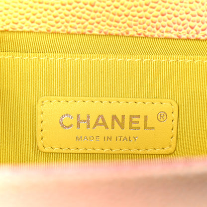 Chanel Caviar Quilted Medium Cuba Rainbow Boy Flap Multicolor 6 of 10