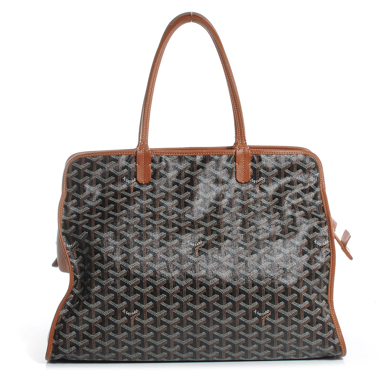 Goyardine Sac Hardy Pet Carrier PM Black Gold