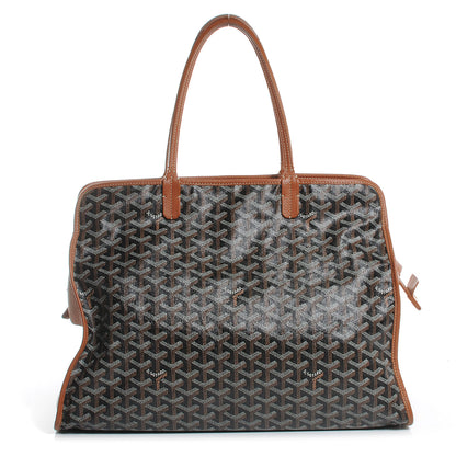 Goyard Goyardine Sac Hardy Pet Carrier PM Black Gold 1 of 7