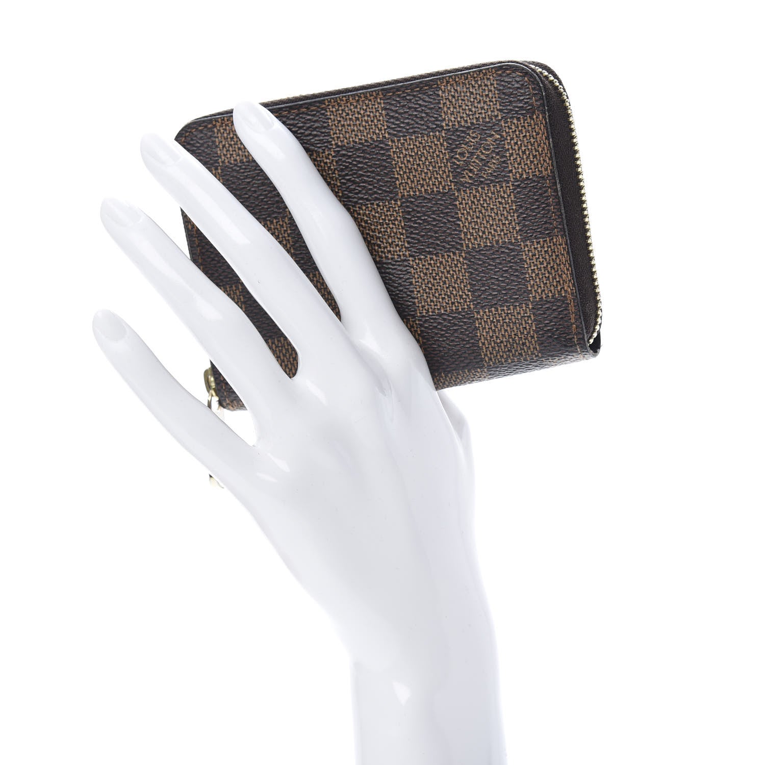 Louis Vuitton Damier Ebene Zippy Coin Purse 2 of 8