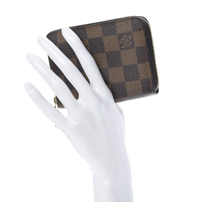 Louis Vuitton Damier Ebene Zippy Coin Purse 2 of 8