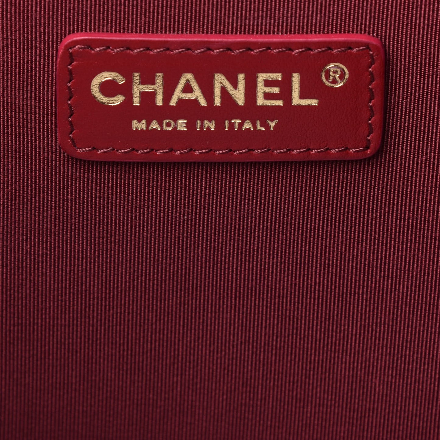 Bullskin Stitched Medium Shopping Bag Burgundy