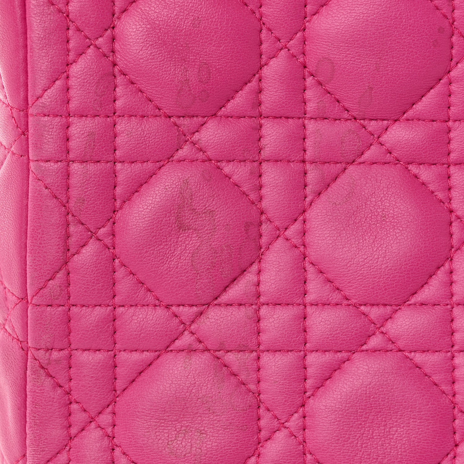 Christian Dior Lambskin Cannage Medium Lady Dior Pink 24 of 30