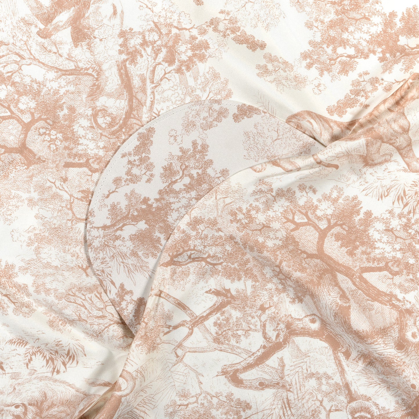 Silk Toile De Jouy Sauvage Visor Rose