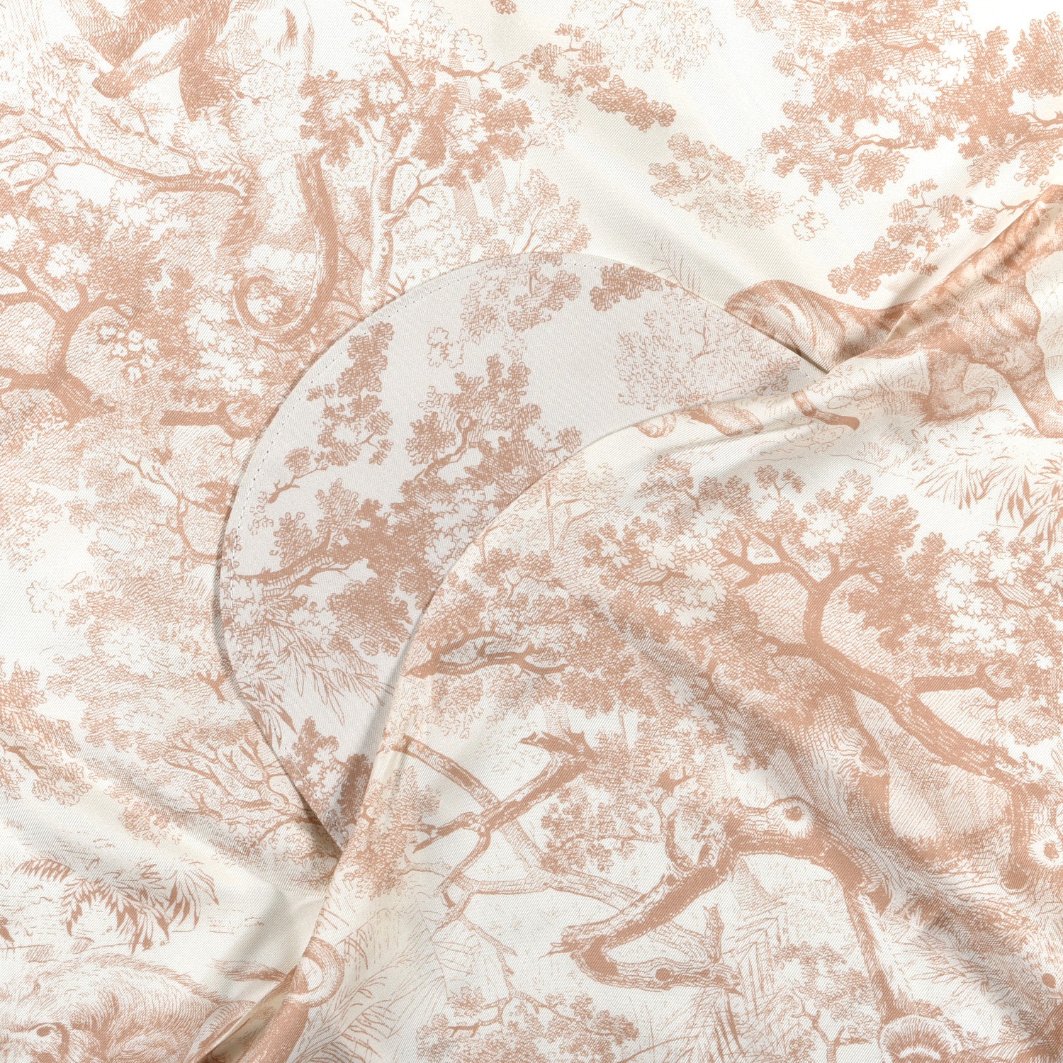 Christian Dior Silk Toile De Jouy Sauvage Visor Rose 4 of 6