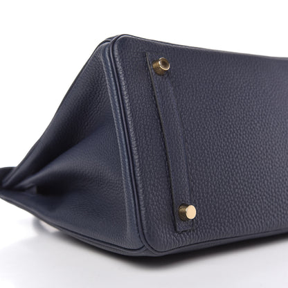 Hermes Togo Birkin 30 Bleu Nuit 6 of 11