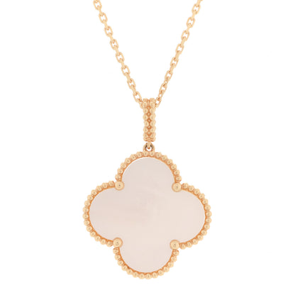 Van Cleef & Arpels 18K Yellow Gold Mother of Pearl Magic Alhambra Long Necklace 4 of 7