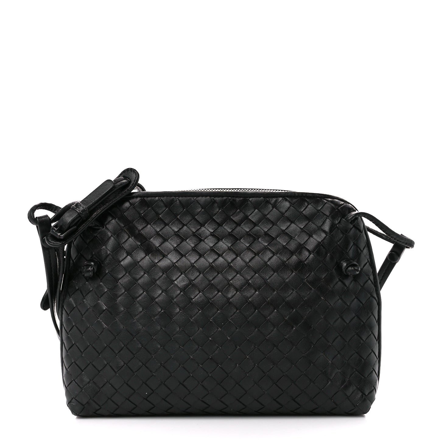 Nappa Intrecciato Nodini Bag Black