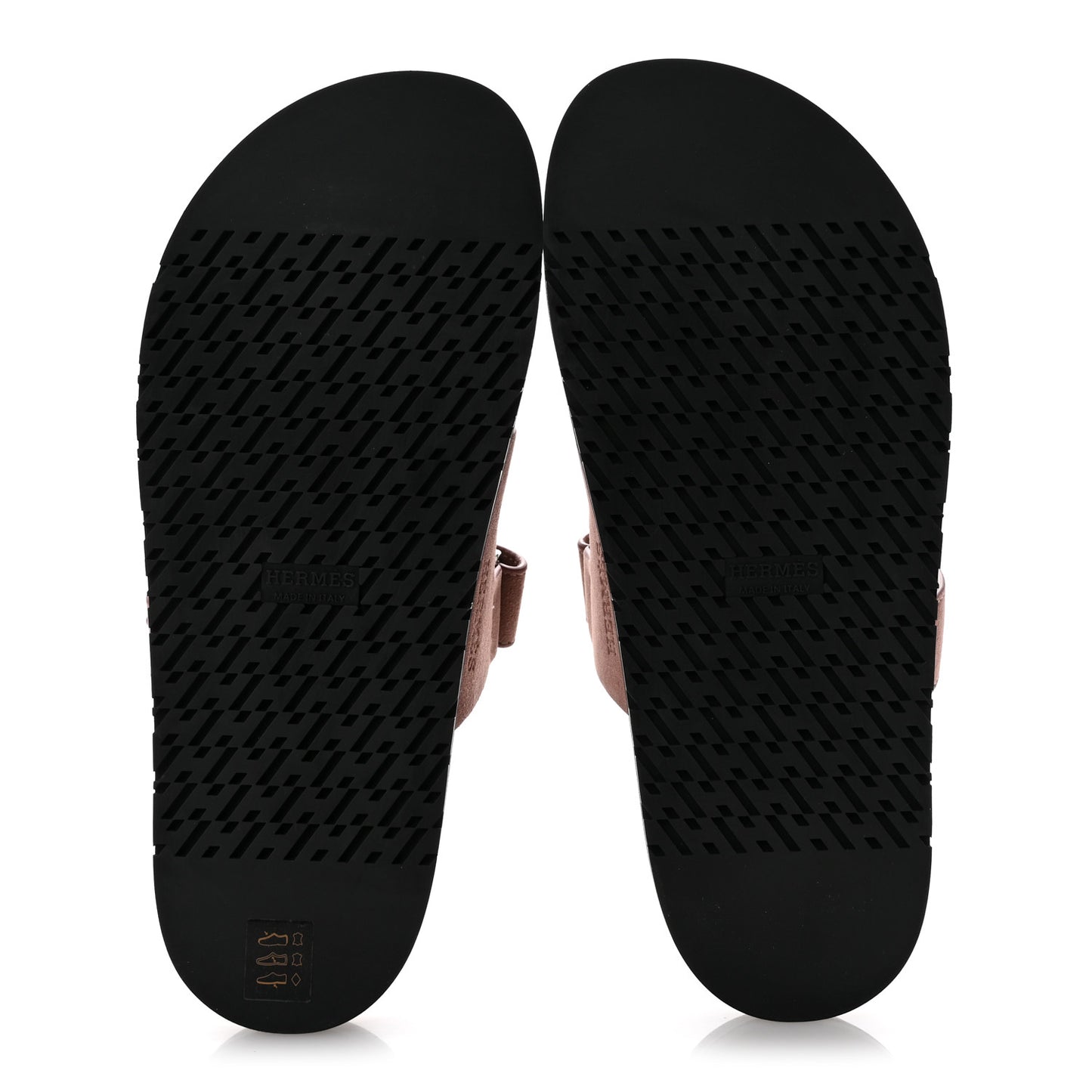 Suede Goatskin Womens Chypre Sandals 40.5 Rose Antique