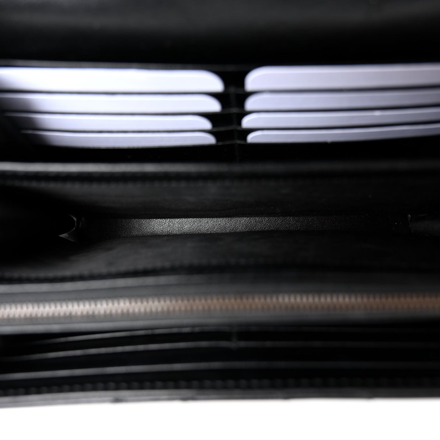 Calfskin Matelasse GG Marmont Chain Wallet Black