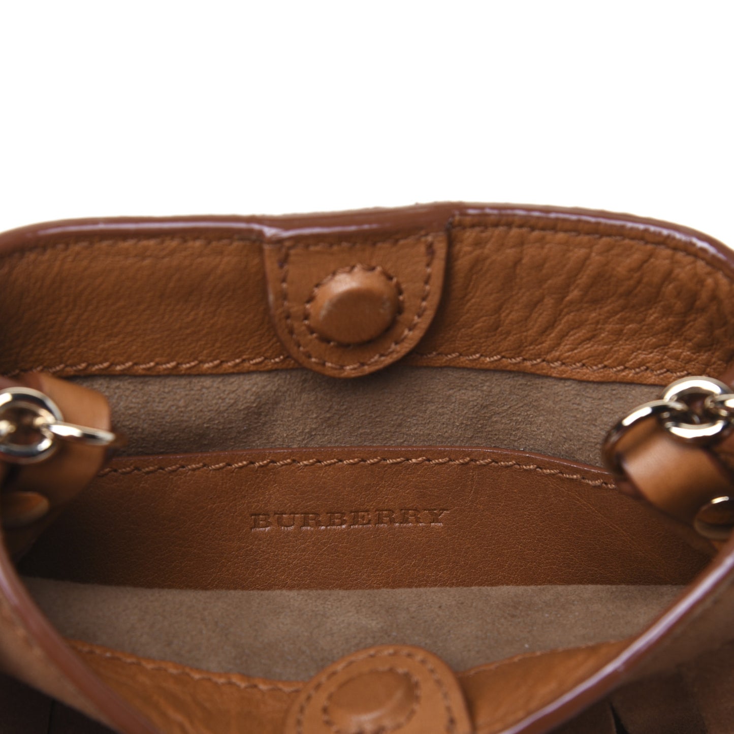 Suede Fringe Mini Bucket Bag