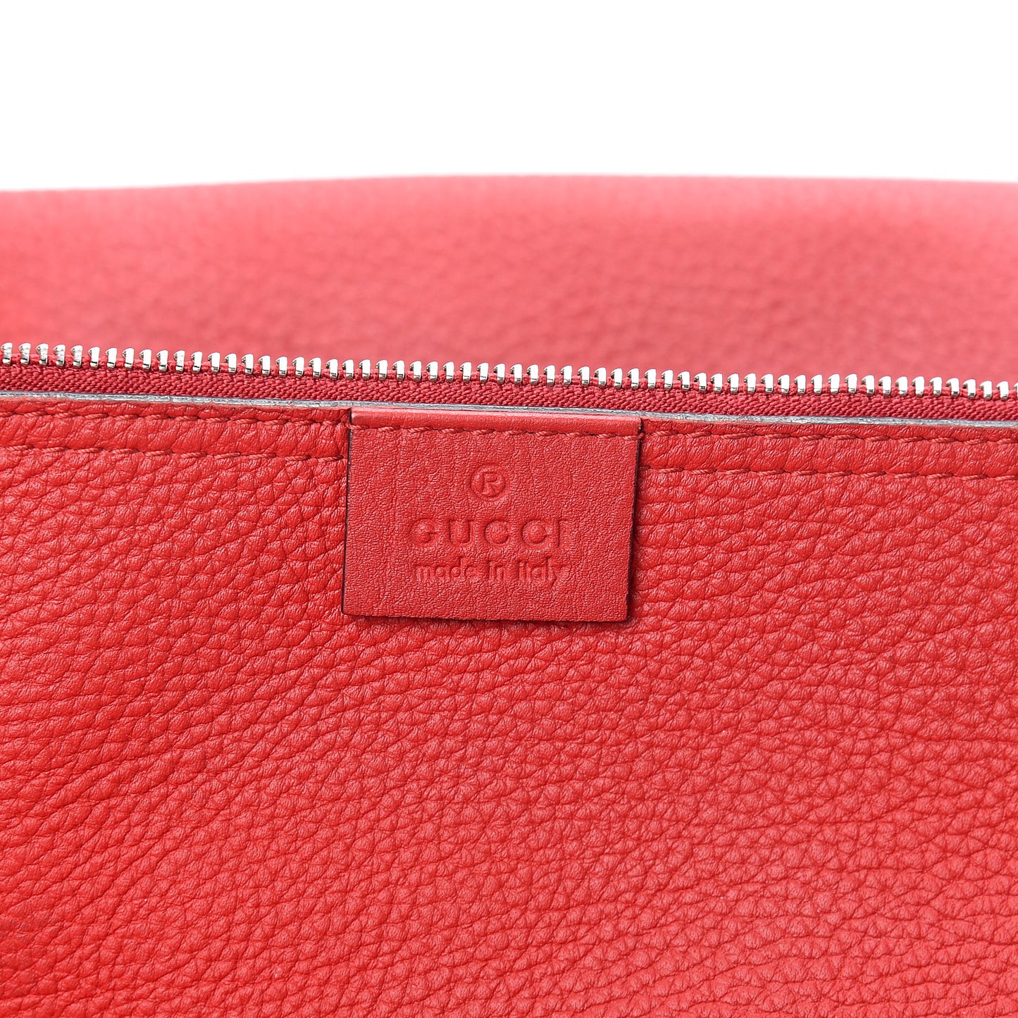 Soft Grained Calfskin Large Jackie Hobo Hibiscus Red