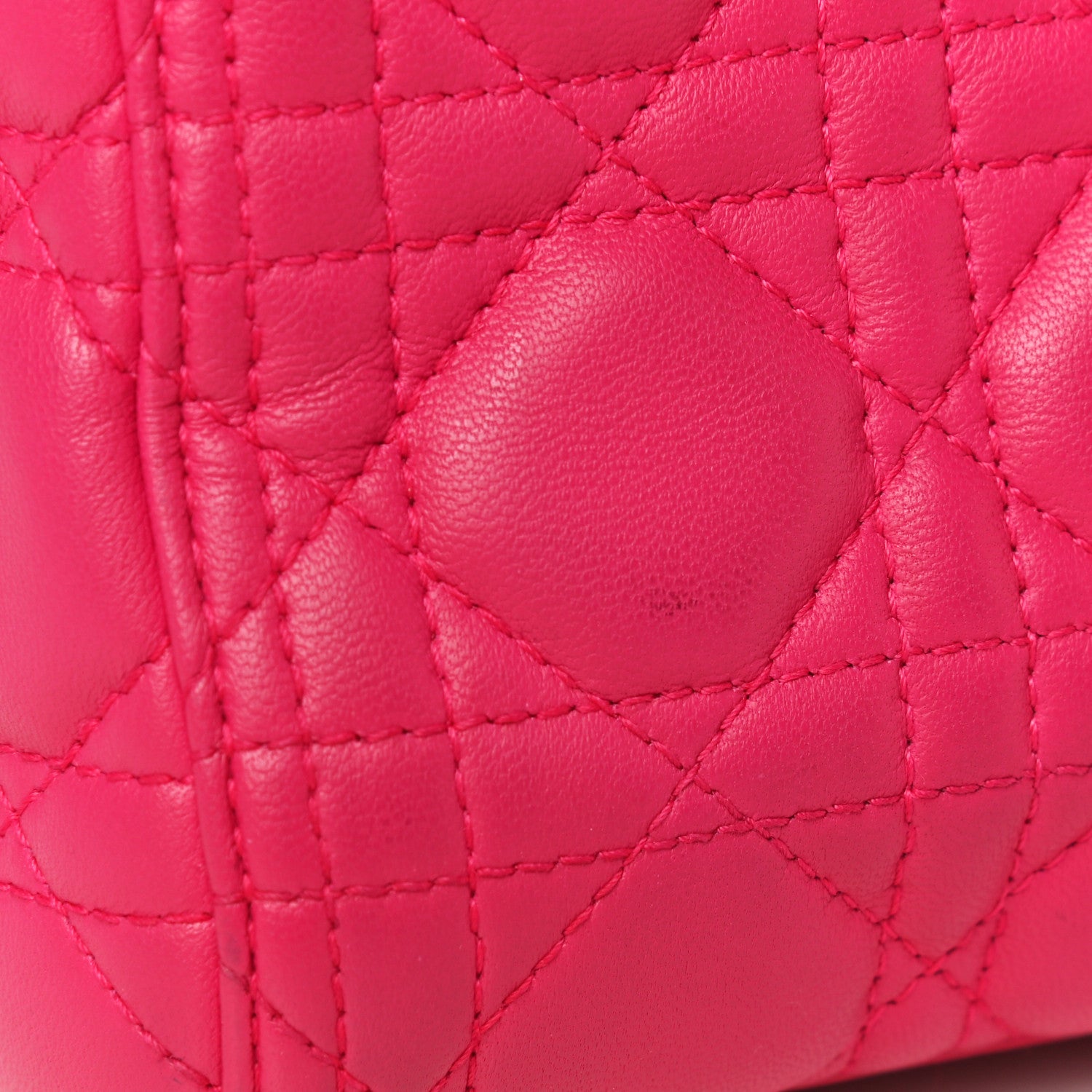 Christian Dior Lambskin Cannage Medium Lady Dior Pink 16 of 21
