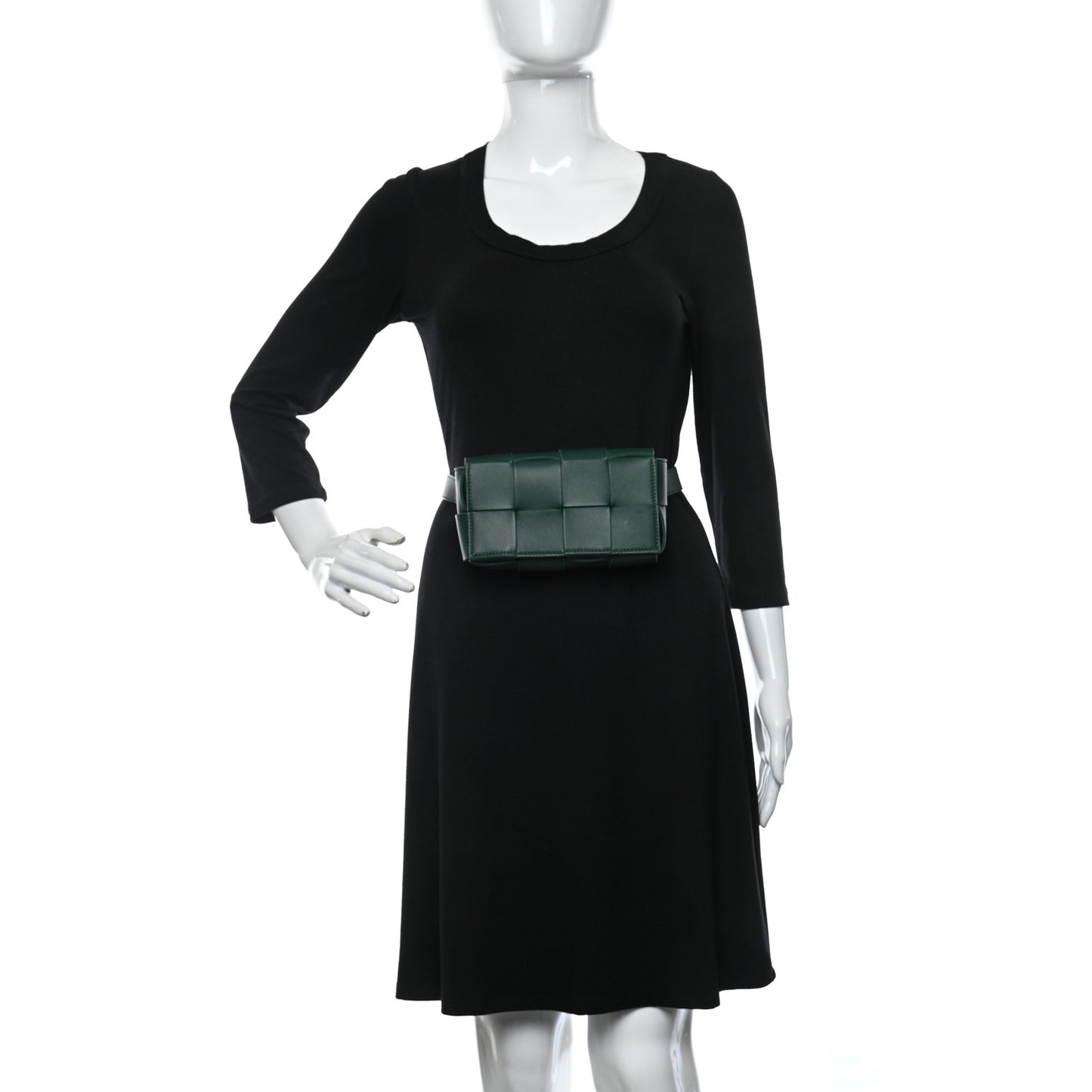 Nappa Maxi Intreccio The Belt Cassette Bag Raintree