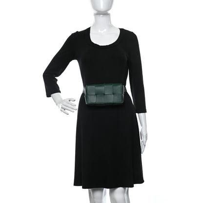 Bottega Veneta Nappa Maxi Intreccio The Belt Cassette Bag Raintree 2 of 10