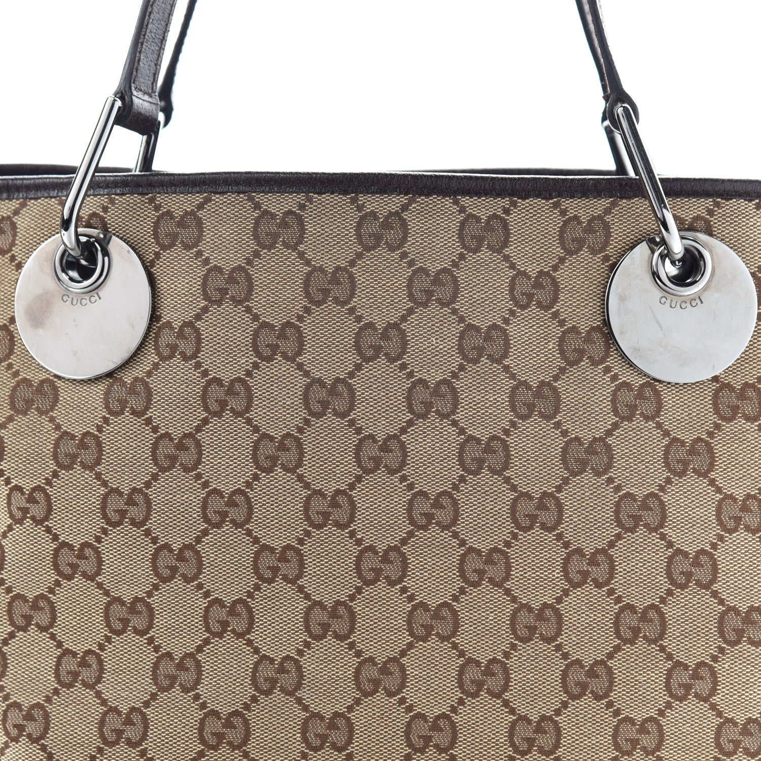 Gucci Monogram Large Eclipse Tote Brown 11 of 11