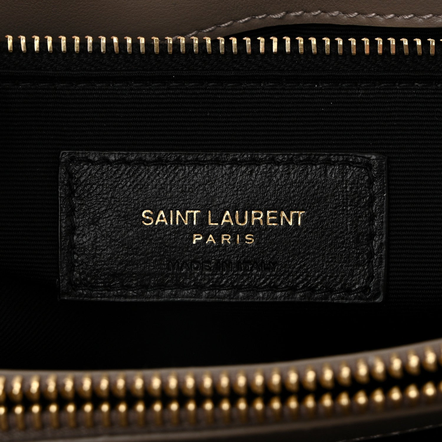 Saint Laurent Calfskin Y Quilted Monogram Medium Loulou Chain Satchel Dark Beige 6 of 11
