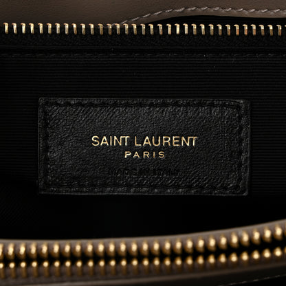 Saint Laurent Calfskin Y Quilted Monogram Medium Loulou Chain Satchel Dark Beige 6 of 11