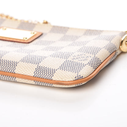 Louis Vuitton Damier Azur Pochette Milla MM 9 of 9