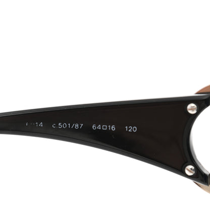 Chanel Acetate CC Sunglasses 6014 Black 7 of 9