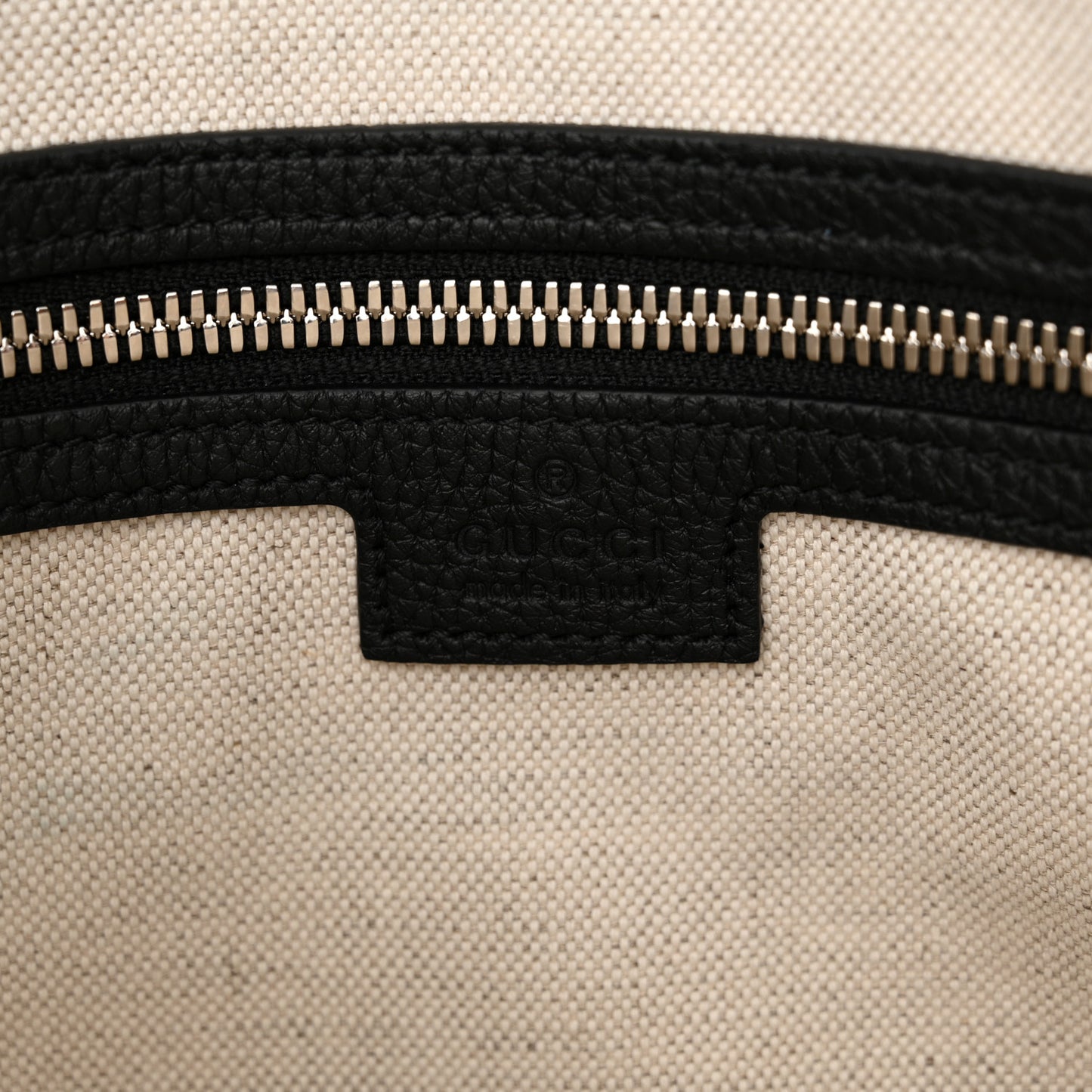 Piuma Calfskin Jumbo GG Embossed Medium Wristlet Messenger Bag Black