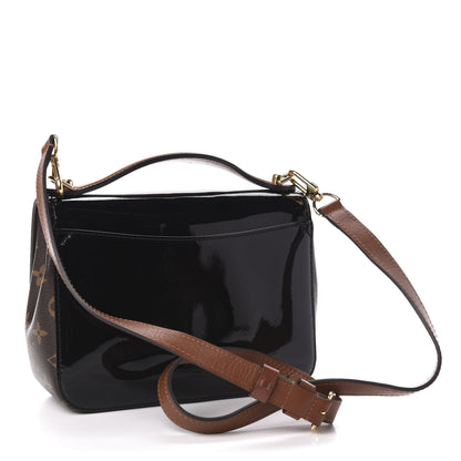 Louis Vuitton Patent Calfskin Monogram Cherrywood BB Black 3 of 10