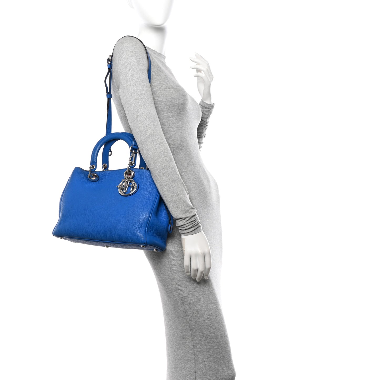 Bullcalf Medium Diorissimo Tote Bleu Nosy Rose Tendre