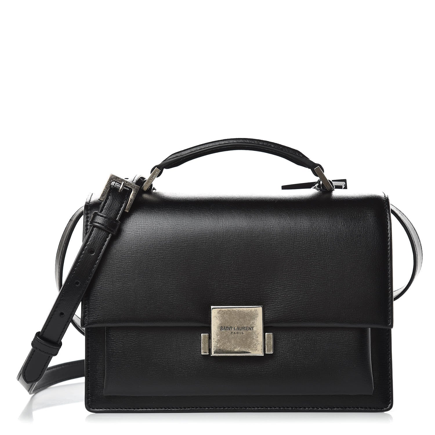 Saint Laurent Calfskin Medium Bellechasse Satchel Black 1 of 8