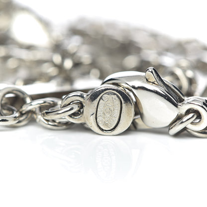 Chanel Crystal Star CC Multi Strand Bracelet Silver 4 of 4