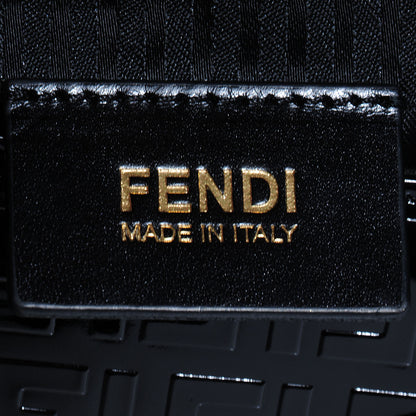 Fendi Patent FF Embossed Forever Mini Mama Baguette Black 10 of 13