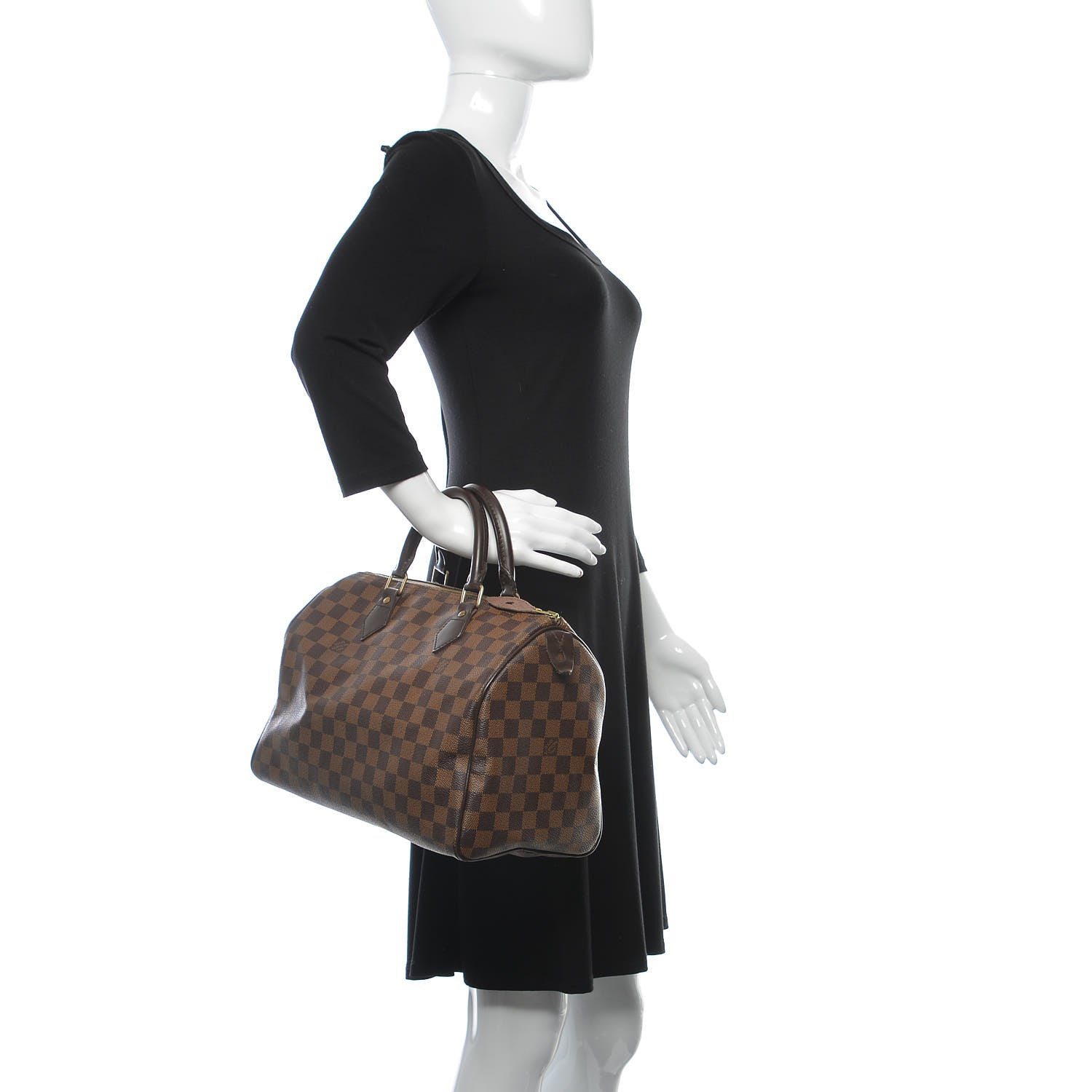 Louis Vuitton Damier Ebene Speedy 30 2 of 9