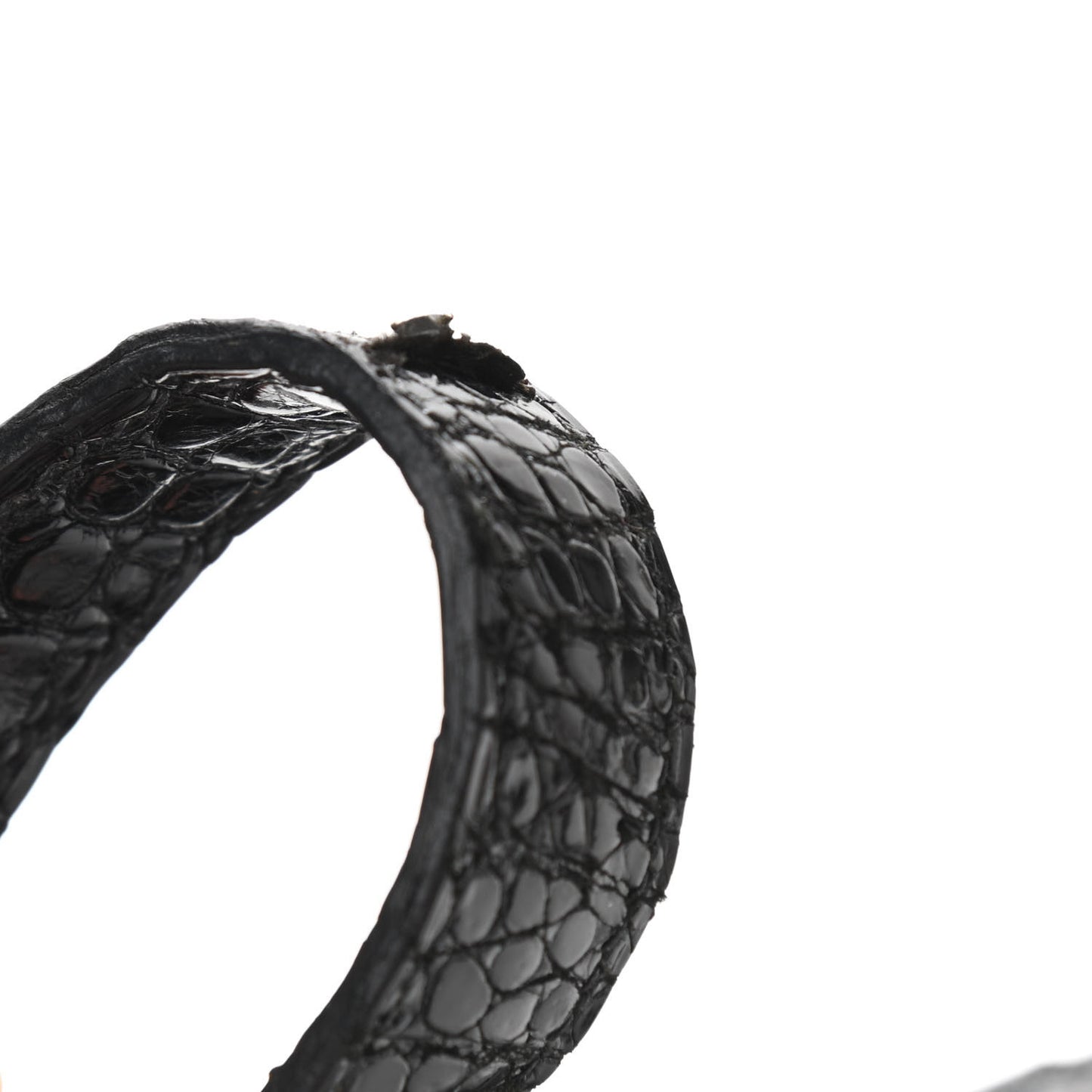 Shiny Porosus Crocodile Constance 23 Black