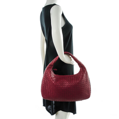 Bottega Veneta Nappa Intrecciato Medium Veneta Hobo Vermillion 2 of 8