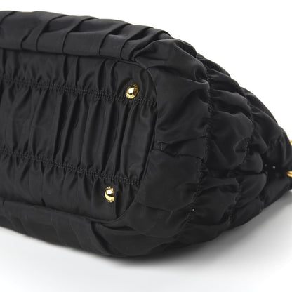 Prada Tessuto Nylon Gaufre Tote Black 7 of 9